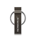 MicroDrive 4 GB USB 2.0 Metall-Schlüsselanhänger-USB-Stick, 4 GB