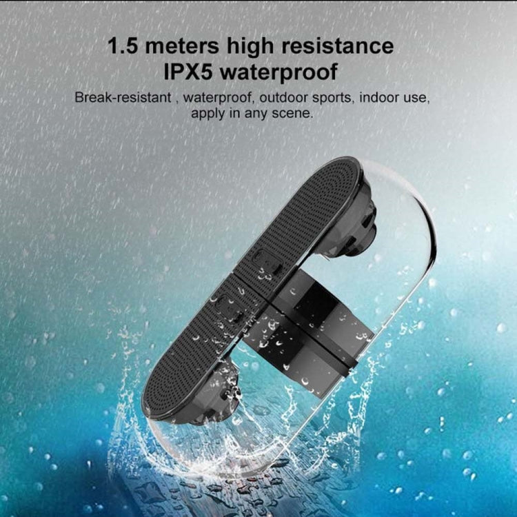 Echter 3D TWS magnetischer kabelloser Bluetooth-Stereo-Surround-HiFi-Lautsprecher mit vollständig transparentem Gehäuse