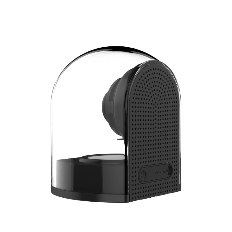 Echter 3D TWS magnetischer kabelloser Bluetooth-Stereo-Surround-HiFi-Lautsprecher mit vollständig transparentem Gehäuse