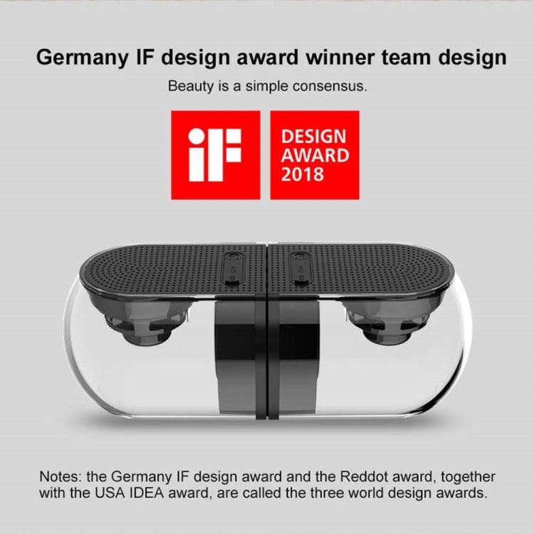 Echter 3D TWS magnetischer kabelloser Bluetooth-Stereo-Surround-HiFi-Lautsprecher mit vollständig transparentem Gehäuse