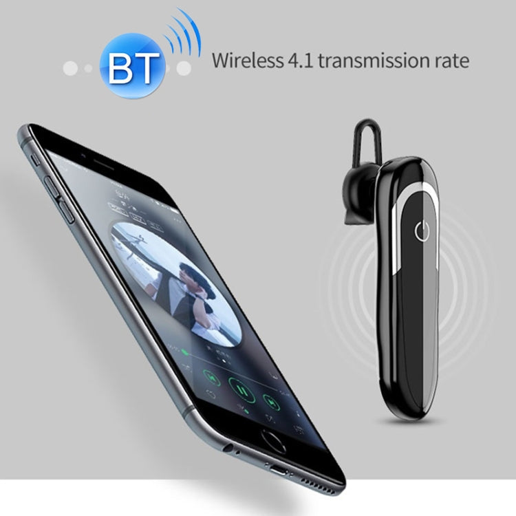 Moloke D5 Business Bluetooth In-Ear Kopfhörer mit Ohrhaken, wasserdicht, schweißresistent, Geräuschunterdrückung, HiFi-Klangqualität
