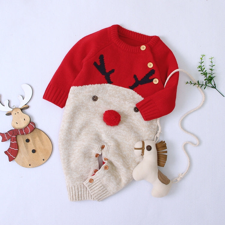 Weihnachtsstrickpullover für Jungen und Mädchen, 70, 80 cm, 90 cm, 100 cm