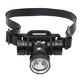60m Underwater Photography Video Fill-up Headlight Diving Flashlight with Battery Display Function(Headlight+Battery+Charger)