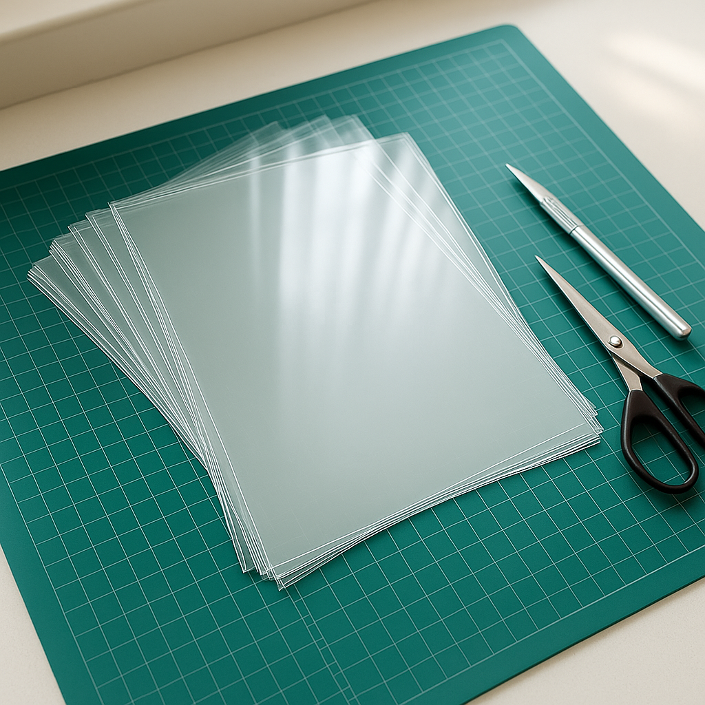 10 x A4 Acetate Sheets – 140 Micron Clear Film for Crafts, OHP & Covers