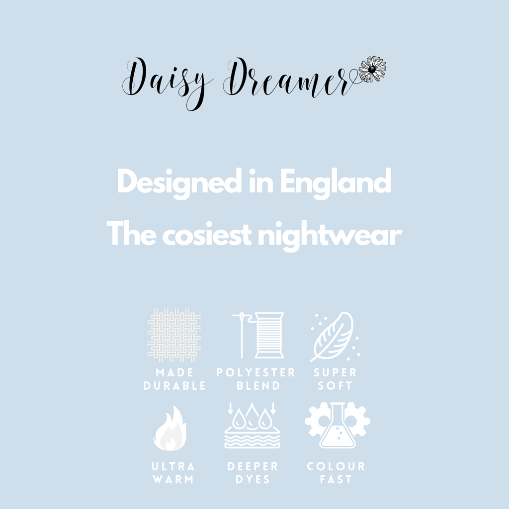 OLIVIA ROCCO Women's Sloth Teddy Fleece Pyjama Set Plush Nightwear Soft Cosy Loungewear
