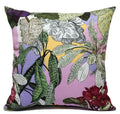 OLIVIA ROCCO Cushion Covers Dhalia Lilac Waterproof 43x43cm Reversible Breathable Indoor Outdoor Ideal For Patio, Garden, Sofa, And Chair