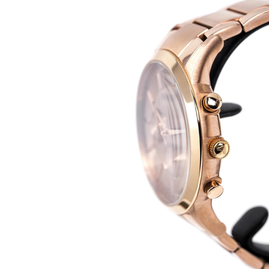 Emporio Armani Men’s Watch Stainless Steel Rose Gold Strap With Rose Gold Dial AR2452 Renato