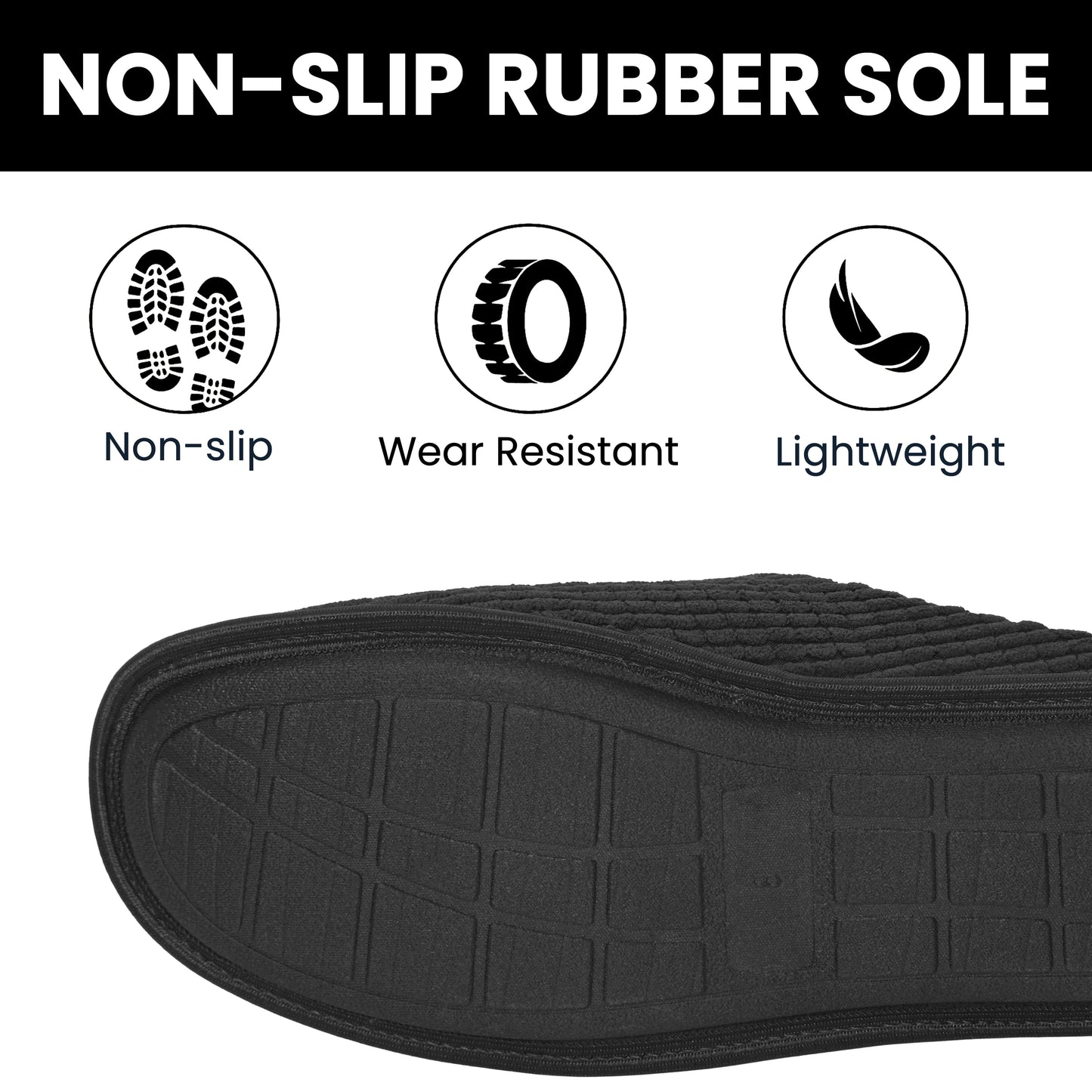 Men's Corduroy Slip On Indoor House Shoes Non Slip Sole Memory Foam Warm Thermal Lined Easy Care Slipper Pair by Sock Stack