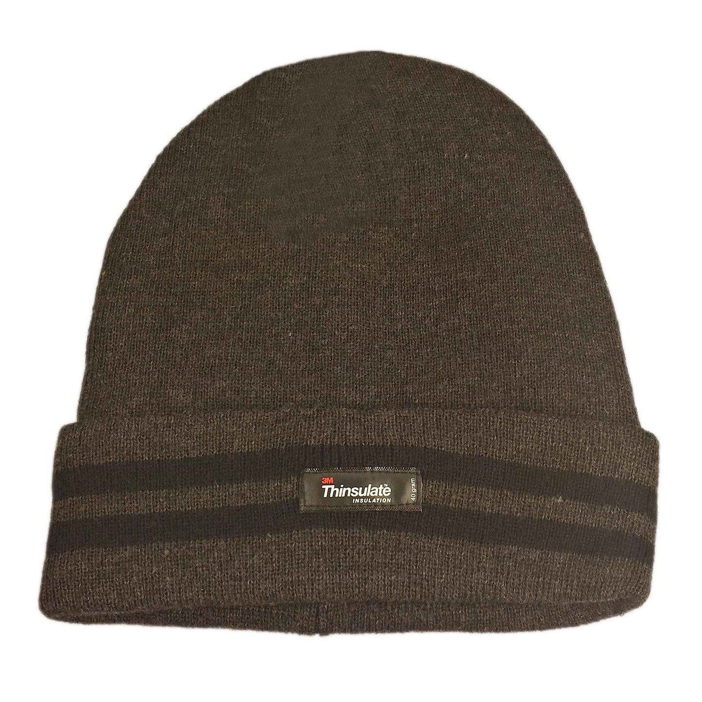 Men's Winter Thinsulate Insulation Fleece Knitted Beanie Hat Stripe Warm Lightweight Breathable Quick Drying for Outdoor Activities Hiking Camping Skiing by Sock Stack