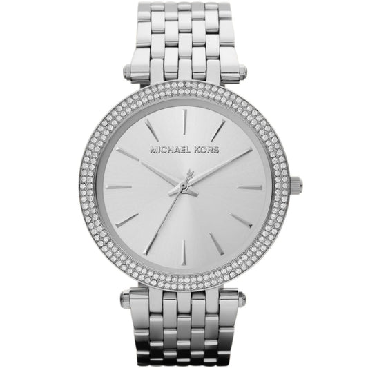 Michael Kors Women’s Watch Stainless Steel Silver Strap With Silver Dial MK3190