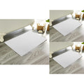 OLIVIA ROCCO Pack Of 3 Luxe Ultra-Soft Deep Cotton Pile Bathmats Eco-Friendly Absorbent