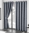 OLIVIA ROCCO Glow In The Dark Blackout Curtains With Thermal Panels Eyelet Pencil Pleat