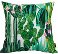 OLIVIA ROCCO Cactus Outdoor Waterproof Cushion Covers 43 x 43 cm Garden Patio for Sofa and Bedroom Styling