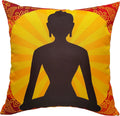 OLIVIA ROCCO Buddha Waterproof Cushion Covers 43x43 cm Reversible Breathable Decorative