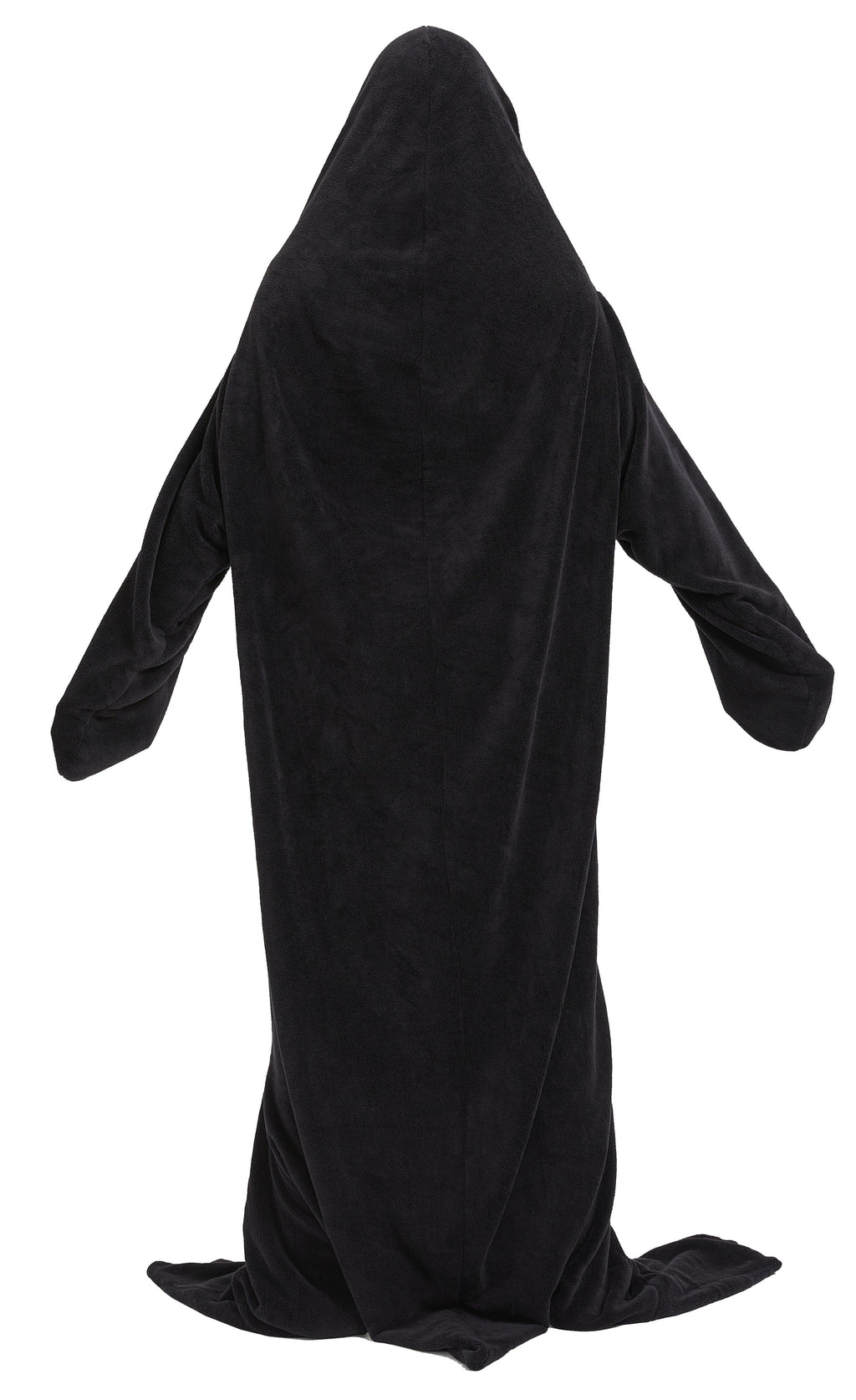 OLIVIA ROCCO Oversized Penguin Wearable Blanket Hoodie Fleece With Sleeves One Size