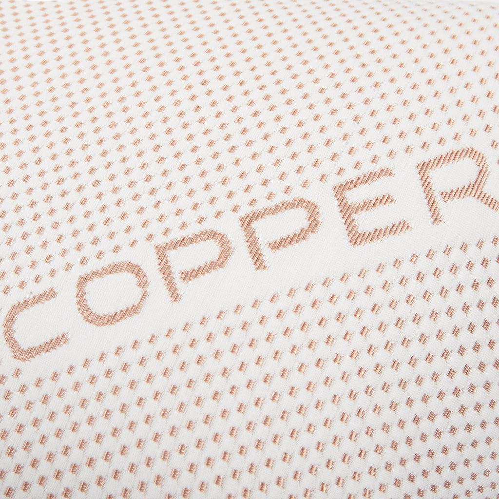 OLIVIA ROCCO Copper Infused Memory Foam Pillow For Skin Health Hypoallergenic Super Soft Hotel-Style Comfort