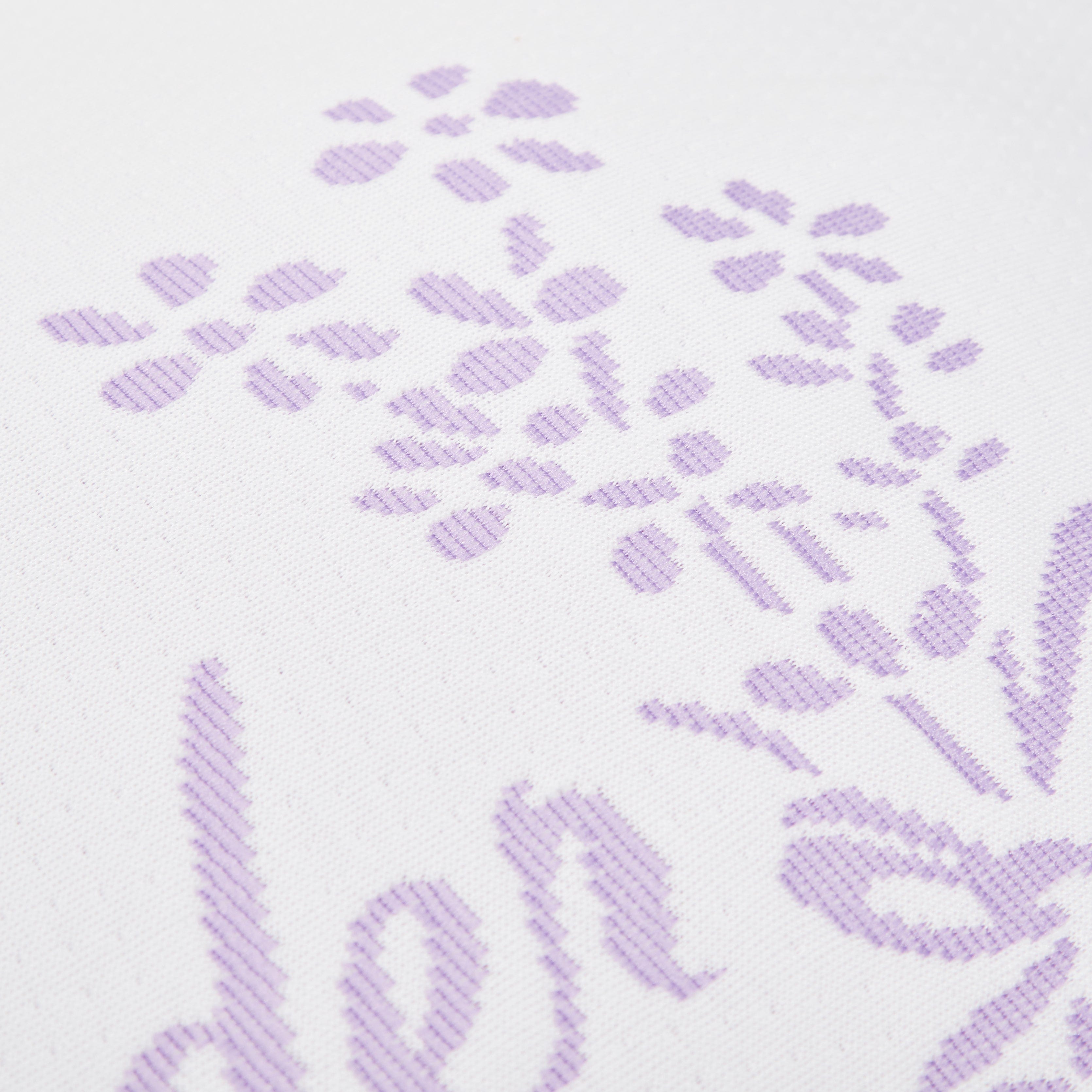 OLIVIA ROCCO Lavender Infused Microfibre Hotel Pillow Medium Support Hypoallergenic Side