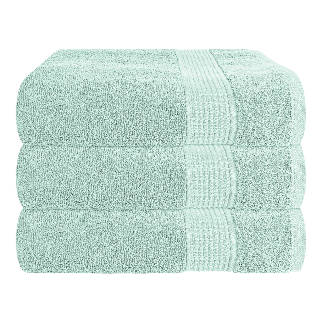 OLIVIA ROCCO Rhodes Towel Seafoam 100% Cotton Hotel Quality Soft Super Absorbent Hand