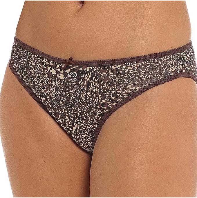 Pack of 10 Women's Animal Print Briefs Zebra Leopard Low Rise Knickers Cotton Underwear Set Daisy Dreamer