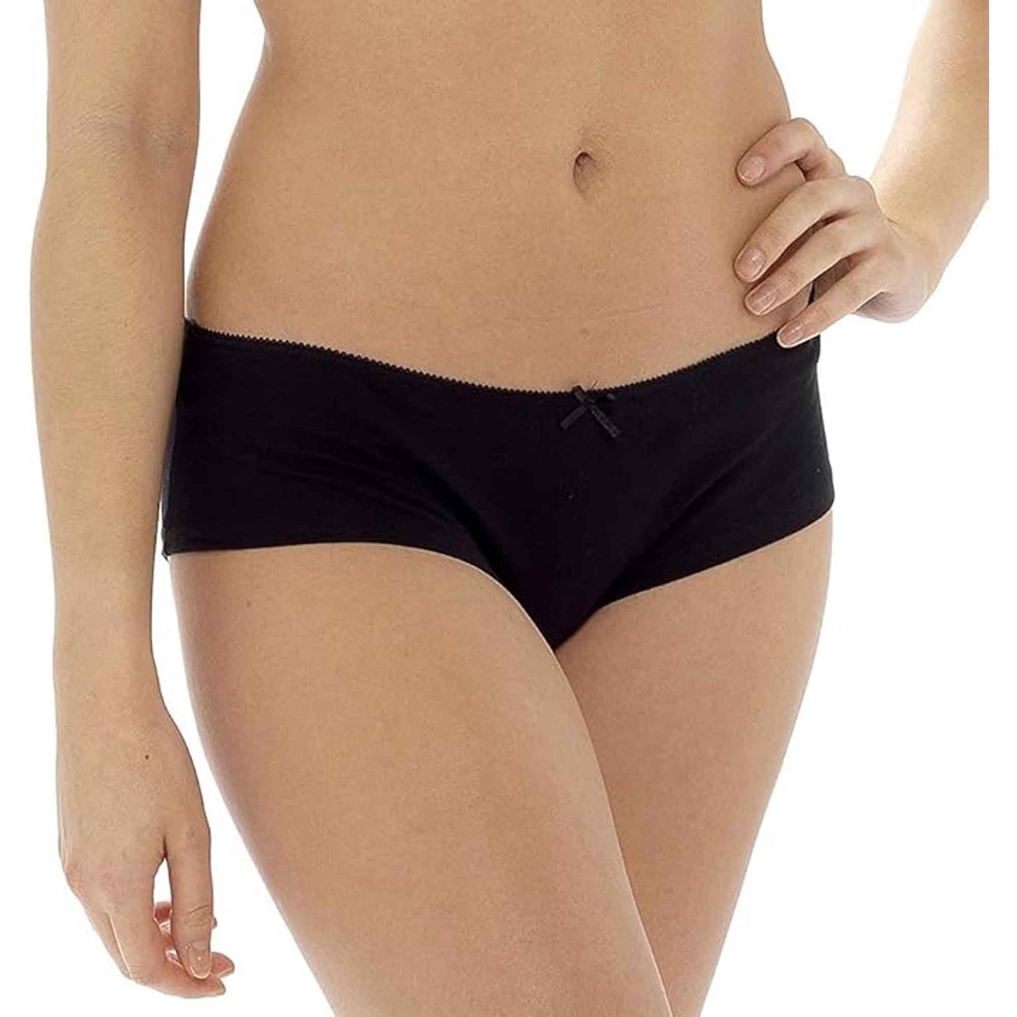 Pack of 10 Womens Cotton Briefs Comfortable Underwear Shorts with Stretch Waistband Assorted Styles Breathable Cotton Blend UK Sizes 12-18 by Daisy Dreamer