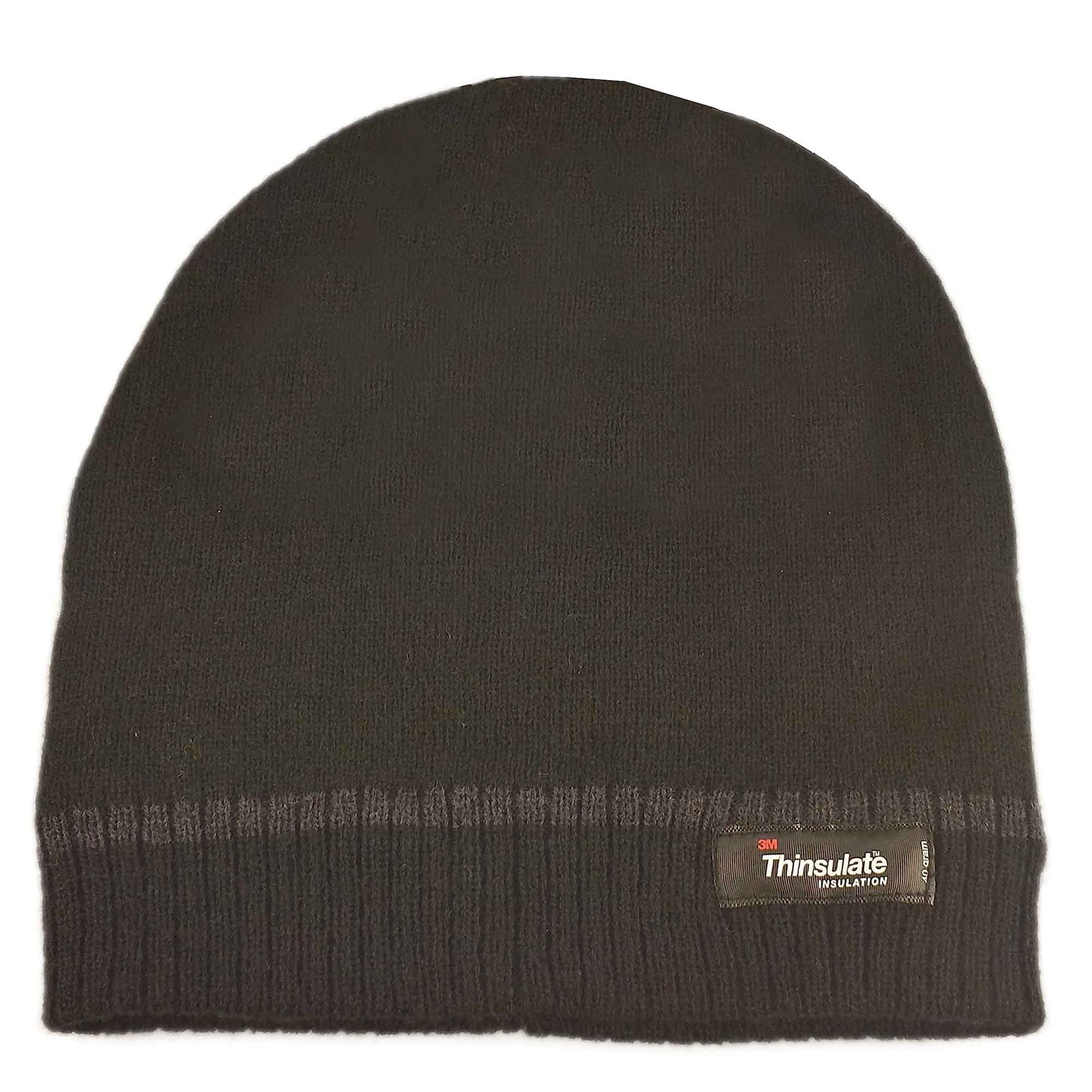 Pack of 2 Mens Stripe Fleece Beanie Hat with 3M Thinsulate Insulation Quick Drying Lightweight Winter Thermal Protection for Skiing Hiking Outdoor by Sock Stack