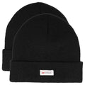 Sock Stack Men’s Winter Beanies – Pack of 2 Thermal Knit Caps with 3M Thinsulate, Warm, Breathable & Moisture-Wicking Ski Hats