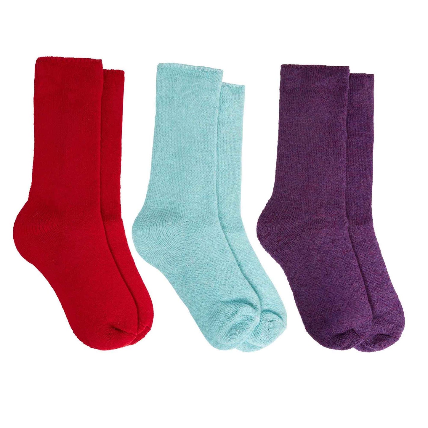 Pack of 3 Womens Thermal Hot Socks Heavy Duty Insulated Boot Socks 2.3 Tog for Winter Hiking UK 4-7 by Heatwave Thermalwear