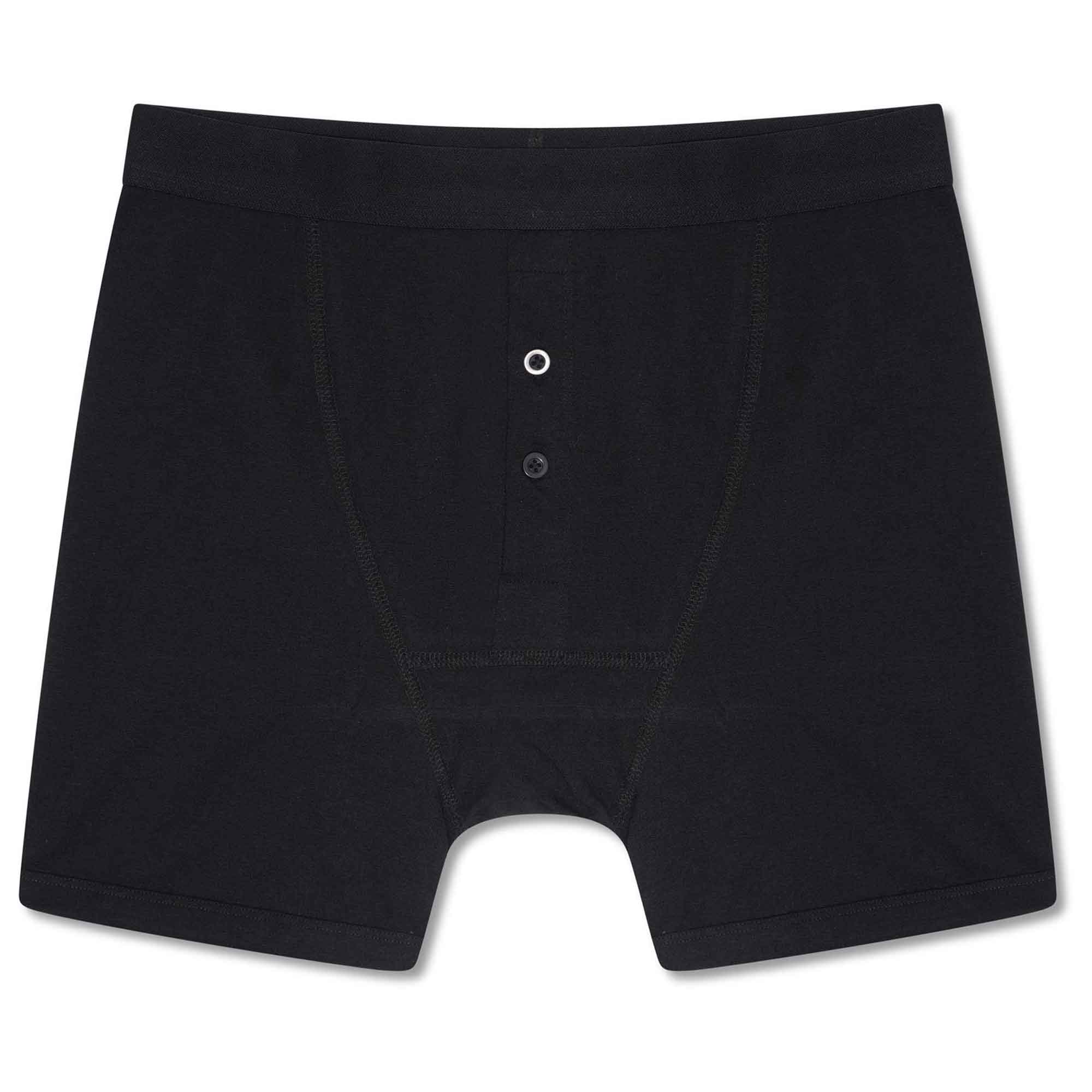 Sock Stack Men's Cotton Button Fly Boxer Shorts Pack Of 5 Breathable Stretch Gym Sports