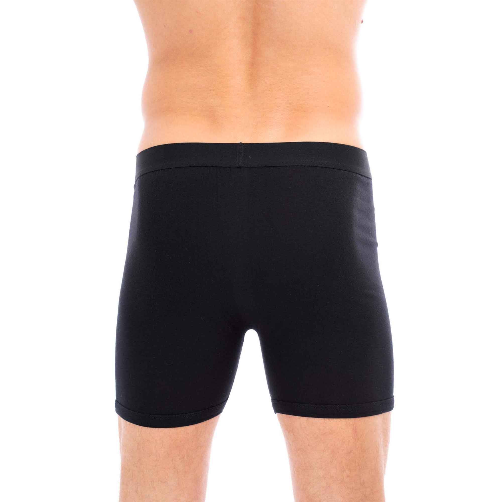 Sock Stack Men's Cotton Button Fly Boxer Shorts Pack Of 5 Breathable Stretch Gym Sports