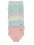Daisy Dreamer Pack Of 6 Womens Embroidered Full Briefs Maxi Underwear Breathable All Day Comfort Stretch Waistband Premium Cotton Blend