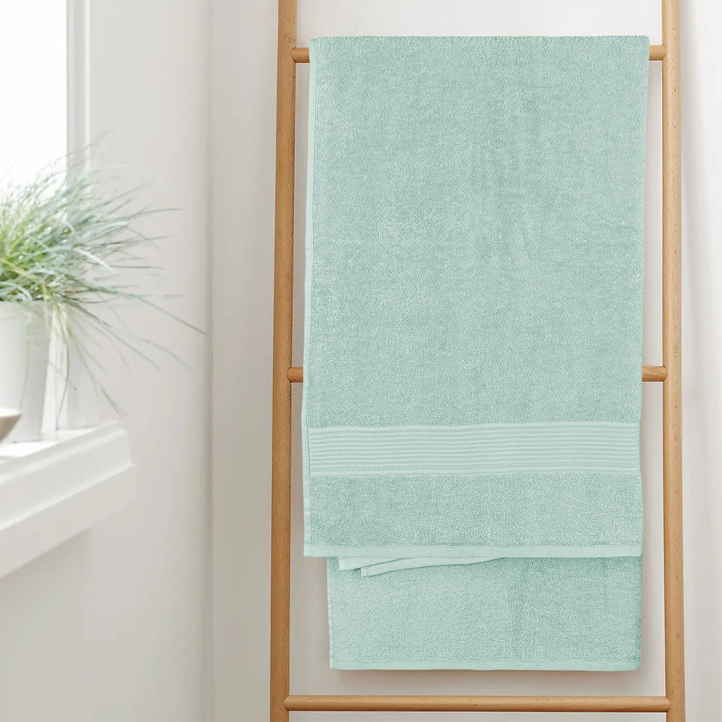 OLIVIA ROCCO Rhodes Towel Seafoam 100% Cotton Hotel Quality Soft Super Absorbent Hand