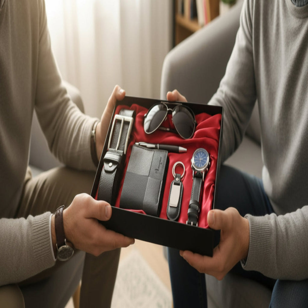 Men’s Matching Accessories Set – Stylish Gift for Him, Perfect Birthday, Anniversary & Holiday Present