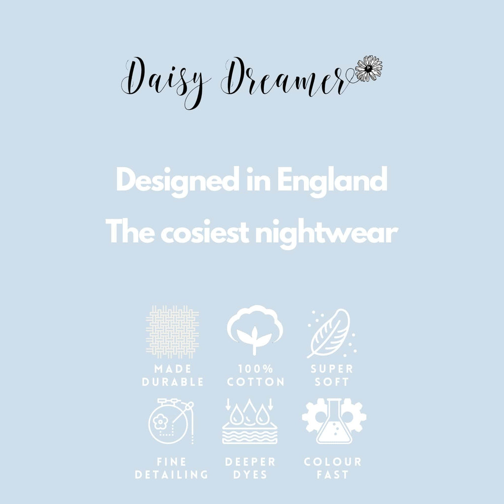 Daisy Dreamer Womens Terry Towelling Bath Robe Zip Through 100% Cotton Ultra Absorbent