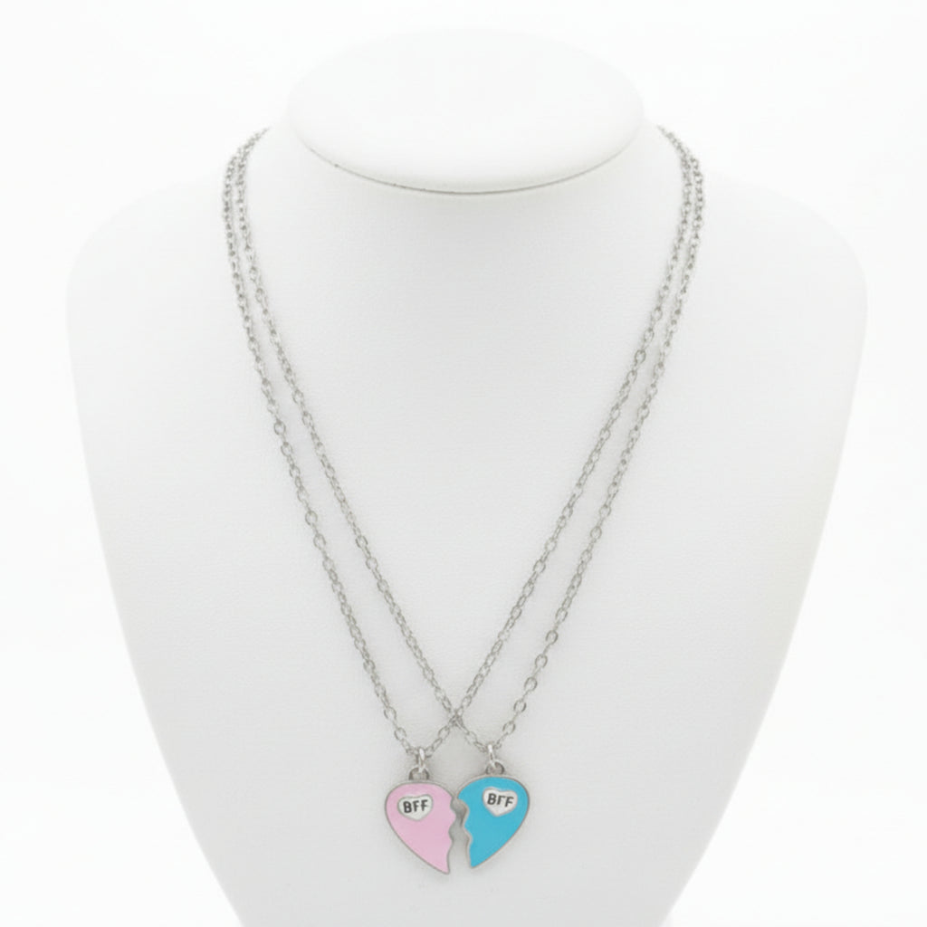 Honey Love Couple Pendant Necklace – Romantic Matching Jewelry Gift for Him & Her